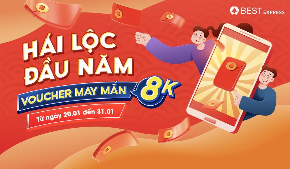 Hái lộc đầu năm nhận ngay lì xì từ BEST Express - 1 Hái lộc đầu năm nhận ngay lì xì từ BEST Express - 1