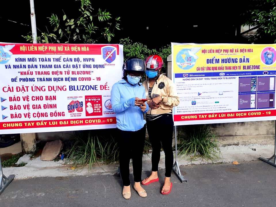 Hội chị em hàng xóm may khẩu trang ủng hộ phòng, chống dịch Covid-19 - 7