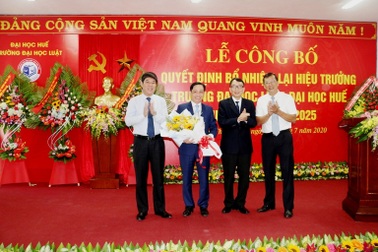 Bổ nhiệm lại Hiệu trưởng Trường Đại học Luật, Đại học Huế