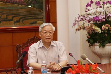 Tổng Bí thư Nguyễn Phú Trọng trả lời phỏng vấn báo chí Nhật Bản