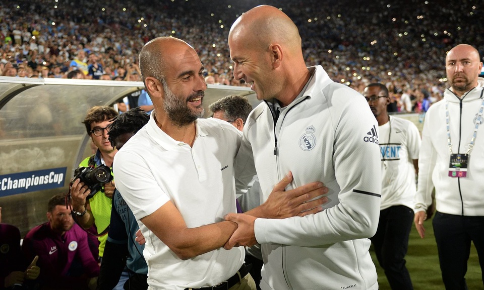 Guardiola chia sẻ đầy tôn trọng về Zidane sau đại chiến ở Champions League - 1 Guardiola chia sẻ đầy tôn trọng về Zidane sau đại chiến ở Champions League - 1