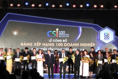 Suntory Pepsico Việt Nam nhận giải thưởng doanh nghiệp bền vững 2016