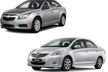 Nên mua Cruze 1.8 LT hay Vios 1.5 E?