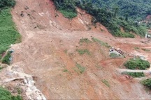 Toàn cảnh hiện trường sạt lở ở Rào Trăng 3 nhìn từ flycam