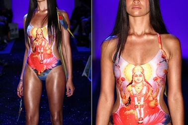 Ấn Độ tức giận về áo tắm in hình nữ thần