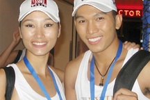 Huyền Trang được chú ý với chiều cao nổi bật