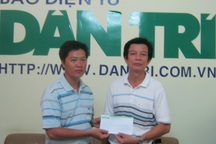 Một bạn đọc vượt 100 km đến VP Dân trí ủng hộ xây cầu Quảng Bình