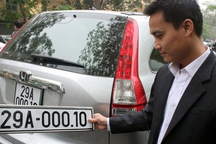 Đấu giá biển số xe: Thắc mắc về giá khởi điểm 20-40 triệu đồng