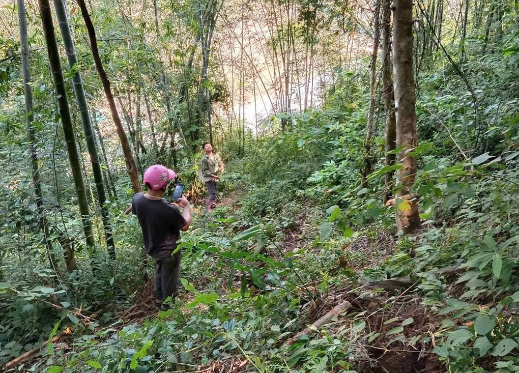 Xuất hiện vết nứt lớn trên núi, đe dọa sạt lở xuống quốc lộ 7 - 1 Xuất hiện vết nứt lớn trên núi, đe dọa sạt lở xuống quốc lộ 7 - 1