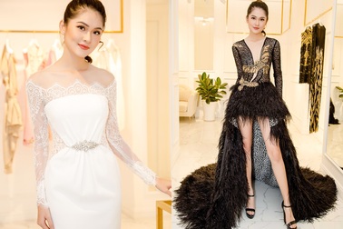 Á hậu Thuỳ Dung gấp rút chuẩn bị trang phục cho Hoa hậu Quốc tế 2017