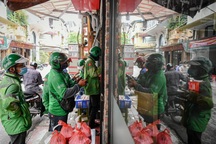 Nhà hàng quán ăn ở Hà Nội "cháy hàng" giao về, dừng đón khách từ 12h trưa