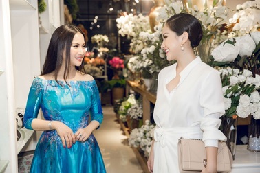 Trâm Nguyễn xinh đẹp bên Hà Phương và Thanh Duy