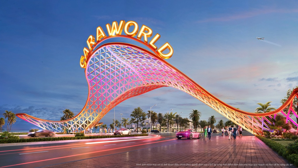 Cổng chào CaraWorld, biểu tượng mới của Cam Ranh dự kiến khánh thành ngày 26/7 - 1 Cổng chào CaraWorld, biểu tượng mới của Cam Ranh dự kiến khánh thành ngày 26/7 - 1