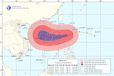 Siêu bão Megi có sức tàn phá khủng khiếp nhất