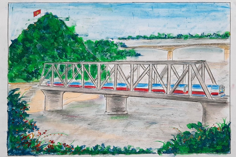 Thầy giáo trẻ Thanh Hóa truyền tình yêu đất nước tới học trò bằng tranh vẽ - 5 Thầy giáo trẻ Thanh Hóa truyền tình yêu đất nước tới học trò bằng tranh vẽ - 5