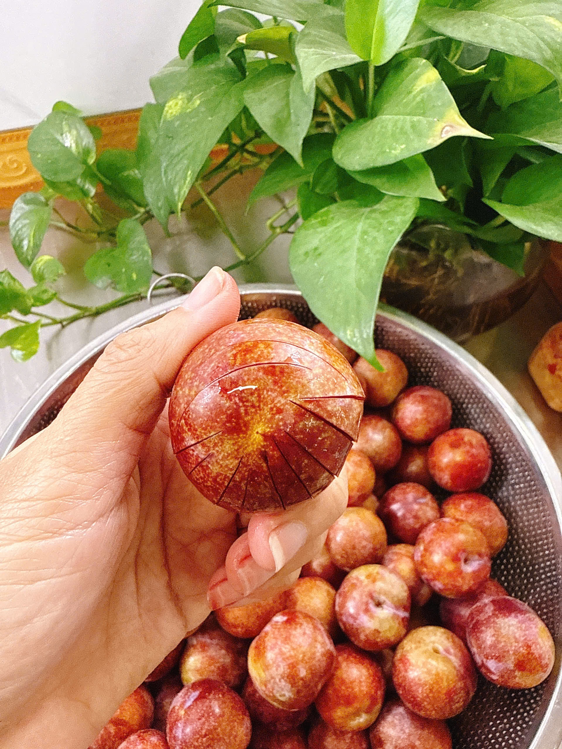 Mận ngon chỉ 8.000 đồng, mẹ đảm mách cách làm ô mai mận, siro mận đơn giản - 2 Mận ngon chỉ 8.000 đồng, mẹ đảm mách cách làm ô mai mận, siro mận đơn giản - 2