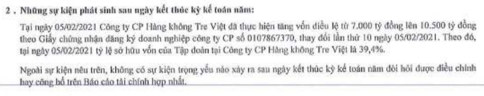 Bamboo Airways không còn là công ty con của FLC? - 2 Bamboo Airways không còn là công ty con của FLC? - 2