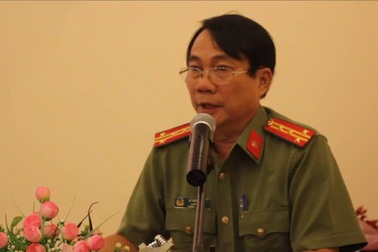 Đại tá Lê Văn Việt, Giám đốc Công an tỉnh Trà Vinh thông tin việc phá vụ án cướp ngân hàng