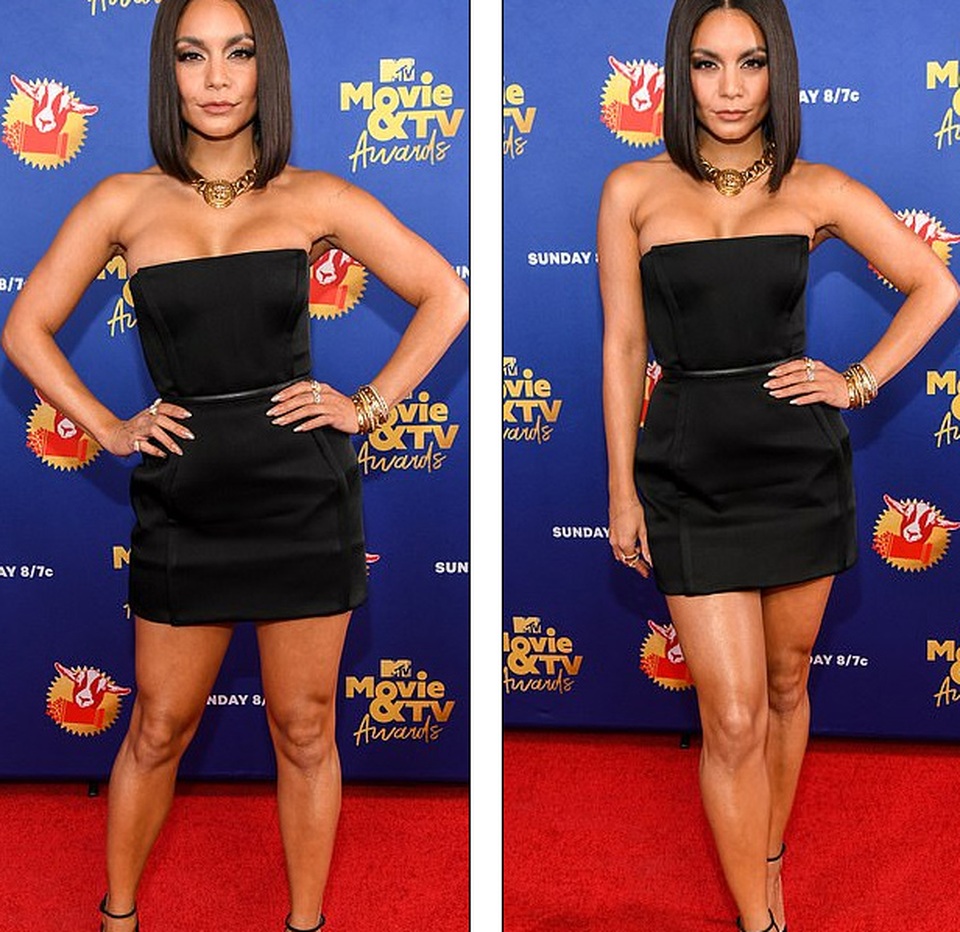 Vanessa Hudgens thay 6 bộ đồ gợi cảm khi làm MC - 1 Vanessa Hudgens thay 6 bộ đồ gợi cảm khi làm MC - 1