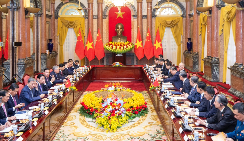 Chủ tịch nước Võ Văn Thưởng hội đàm với Chủ tịch Trung Quốc Tập Cận Bình - 2 Chủ tịch nước Võ Văn Thưởng hội đàm với Chủ tịch Trung Quốc Tập Cận Bình - 2