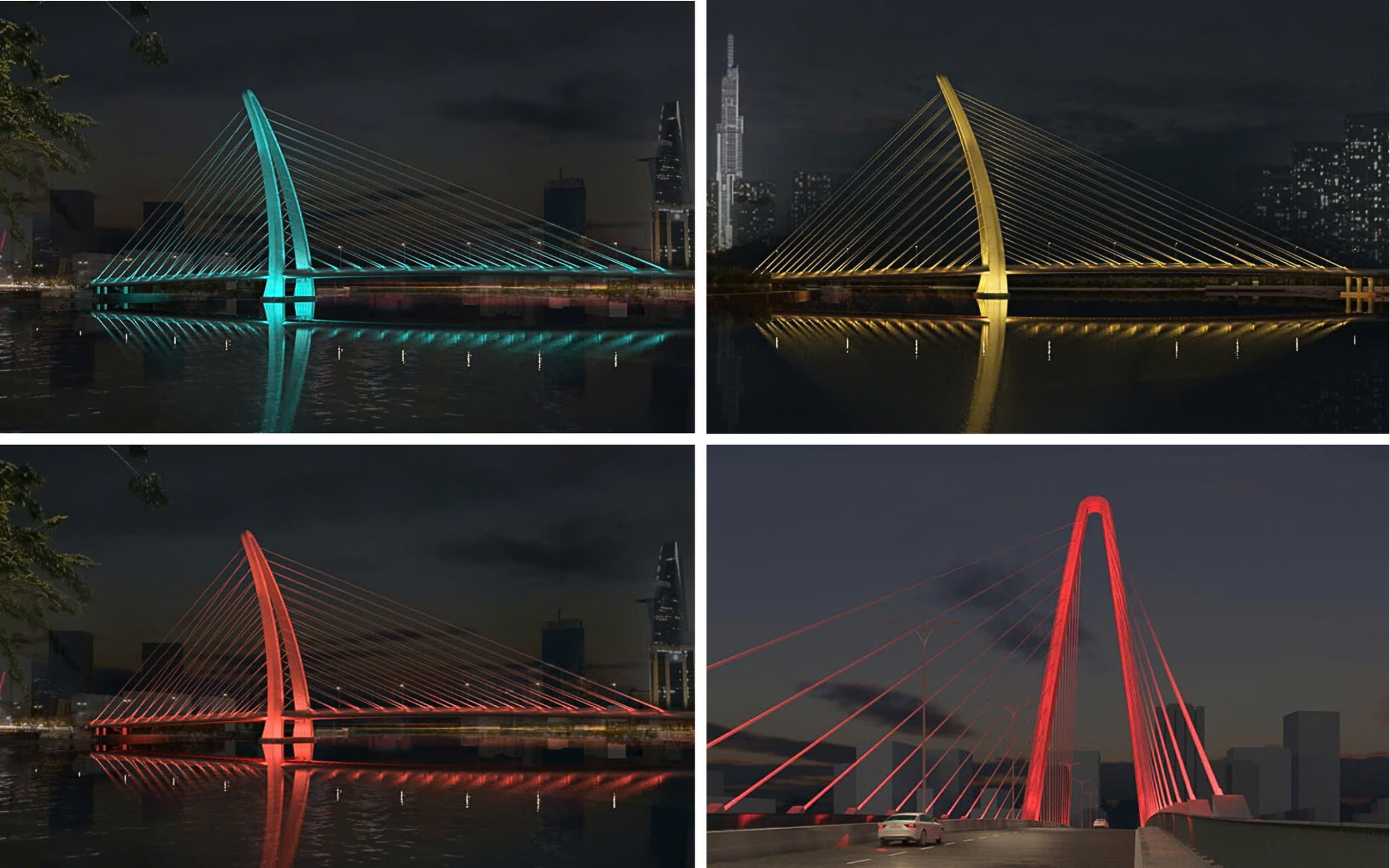 Thadico påskyndar byggprocessen för Ba Son-brons belysningssystem - 1 Thadico đẩy nhanh tiến độ thi công hệ thống chiếu sáng cầu Ba Son - 1