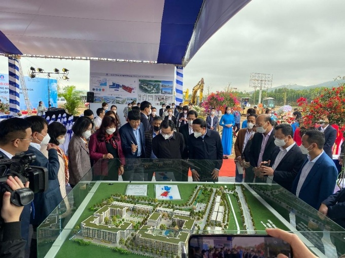 Mô hình xây dựng dự án khu nhà ở công nhân tại khu công nghiệp Đông Mai.