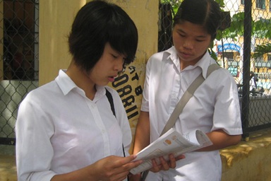 Không chấm phần bài thi viết loại bút trái quy định