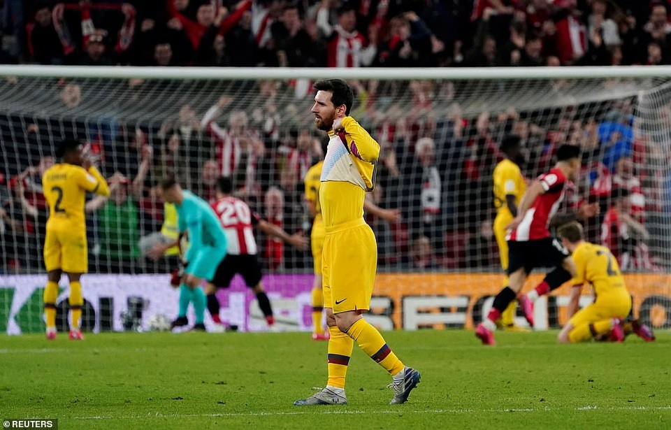 Messi gây thất vọng, Barcelona thua Bilbao và chia tay Cúp Nhà vua - 7 Messi gây thất vọng, Barcelona thua Bilbao và chia tay Cúp Nhà vua - 7