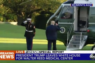 Ông Trump nhập viện điều trị Covid-19