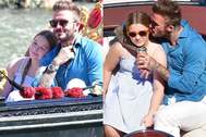 Hình ảnh ngọt ngào của David Beckham và con gái nhỏ tại Venice