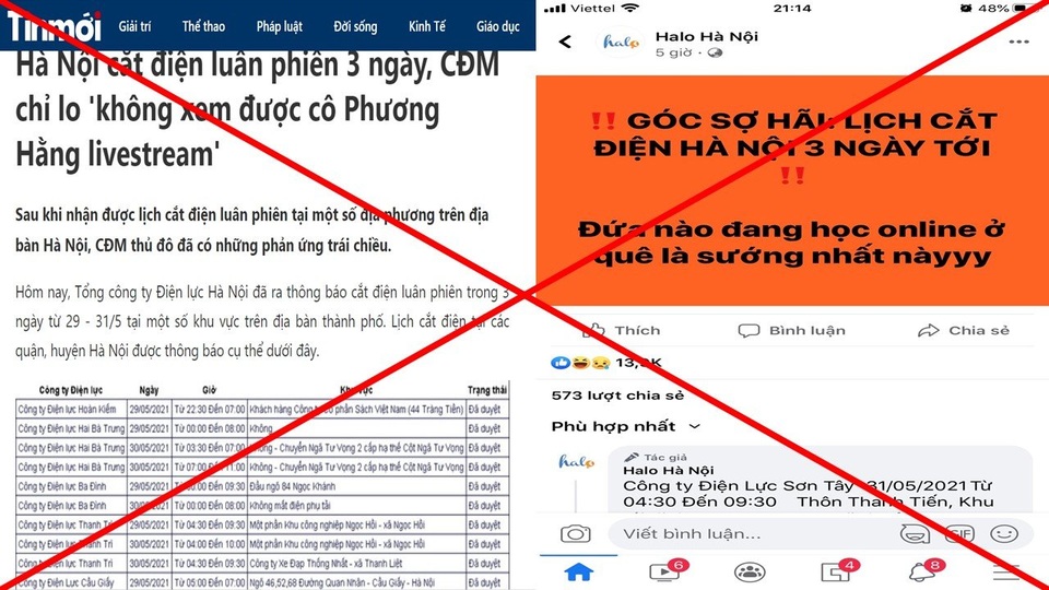 Thông tin về cắt điện luân phiên trên địa bàn thủ đô là không chính xác - 1 Thông tin về cắt điện luân phiên trên địa bàn thủ đô là không chính xác - 1