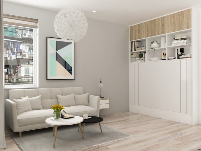 Tư vấn thiết kế cải tạo căn hộ tập thể 50m² với tổng chi phí 180 triệu đồng - Ảnh 10.