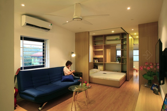 "Chuồng cọp" chật hẹp của nhà tập thể cũ 70m² biến thành không gian ấm cúng, rộng rãi với chi phí 320 triệu đồng ở Hà Nội - Ảnh 6. "Chuồng cọp" chật hẹp của nhà tập thể cũ 70m² biến thành không gian ấm cúng, rộng rãi với chi phí 320 triệu đồng ở Hà Nội - Ảnh 6.