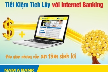 Nộp tiền tài khoản Tiết Kiệm Tích Lũy với Internet Banking của Nam A Bank