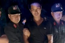 Khoảnh khắc bắt giữ nghi phạm Lê Sỹ Tùng sát hại 3 người ở Đồng Nai