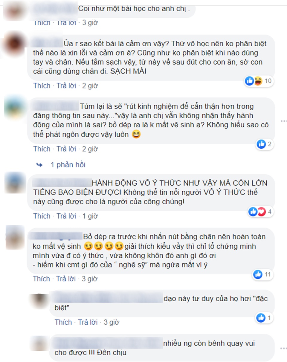 Chồng Chúng Huyền Thanh lên tiếng vì vợ dùng chân bấm thang máy bị “ném đá” - 4 Chồng Chúng Huyền Thanh lên tiếng vì vợ dùng chân bấm thang máy bị “ném đá” - 4