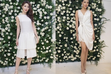 Lan Khuê, Diễm My 9X thanh lịch với tông màu trắng