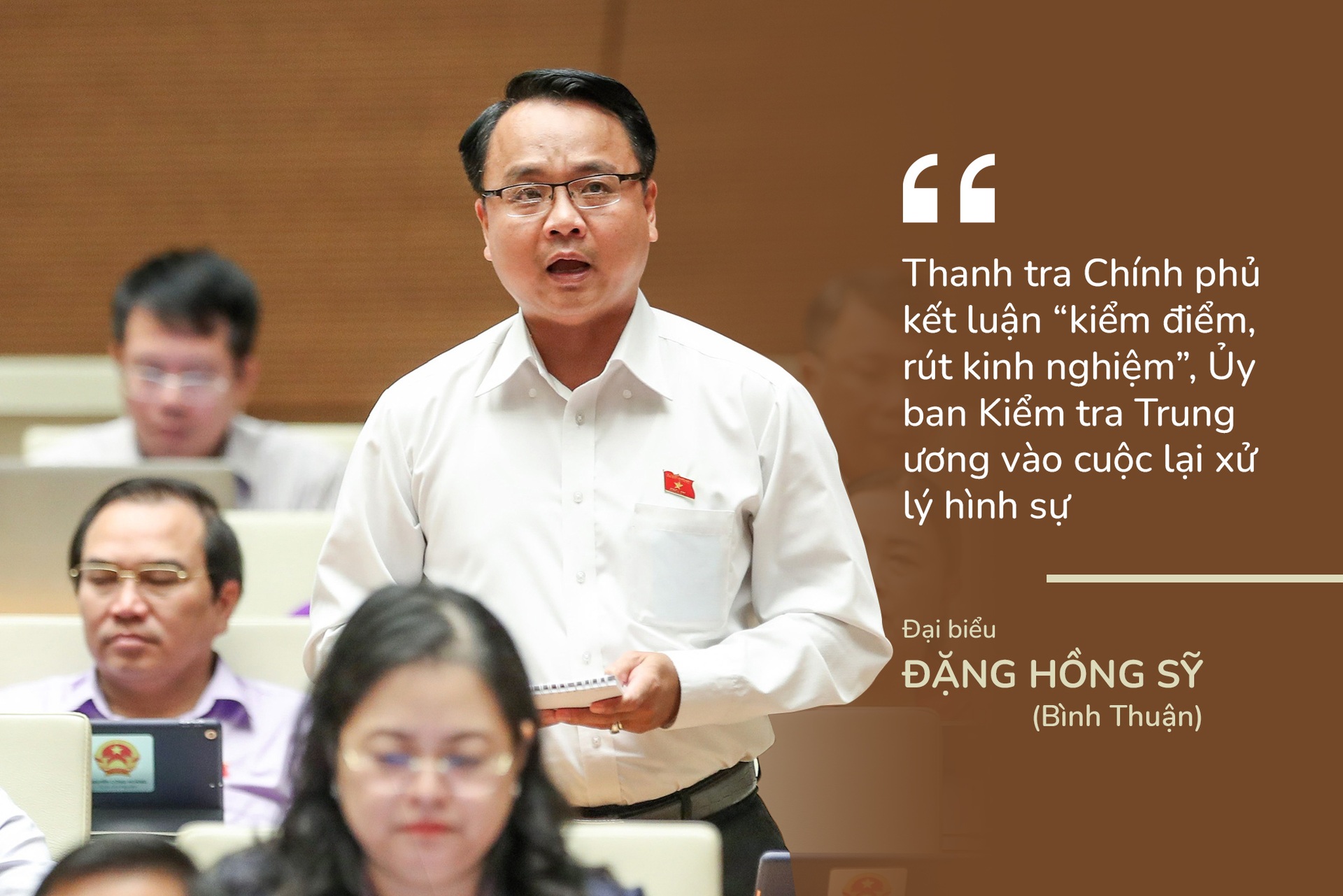 Những phát ngôn làm nóng phiên chất vấn Tổng Thanh tra Chính phủ - 6 Những phát ngôn làm nóng phiên chất vấn Tổng Thanh tra Chính phủ - 6
