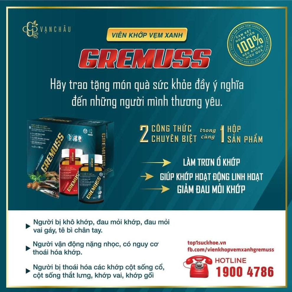 Mừng ngày của Cha cùng viên khớp Vẹm xanh GreMuss - 2 Mừng ngày của Cha cùng viên khớp Vẹm xanh GreMuss - 2