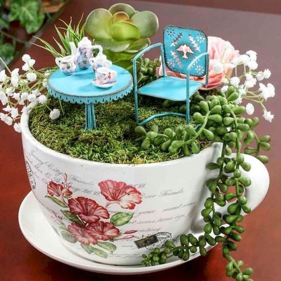 Làm đẹp không gian sống với những tiểu cảnh “nằm gọn trong lòng bàn tay” - 12 Làm đẹp không gian sống với những tiểu cảnh “nằm gọn trong lòng bàn tay” - 12