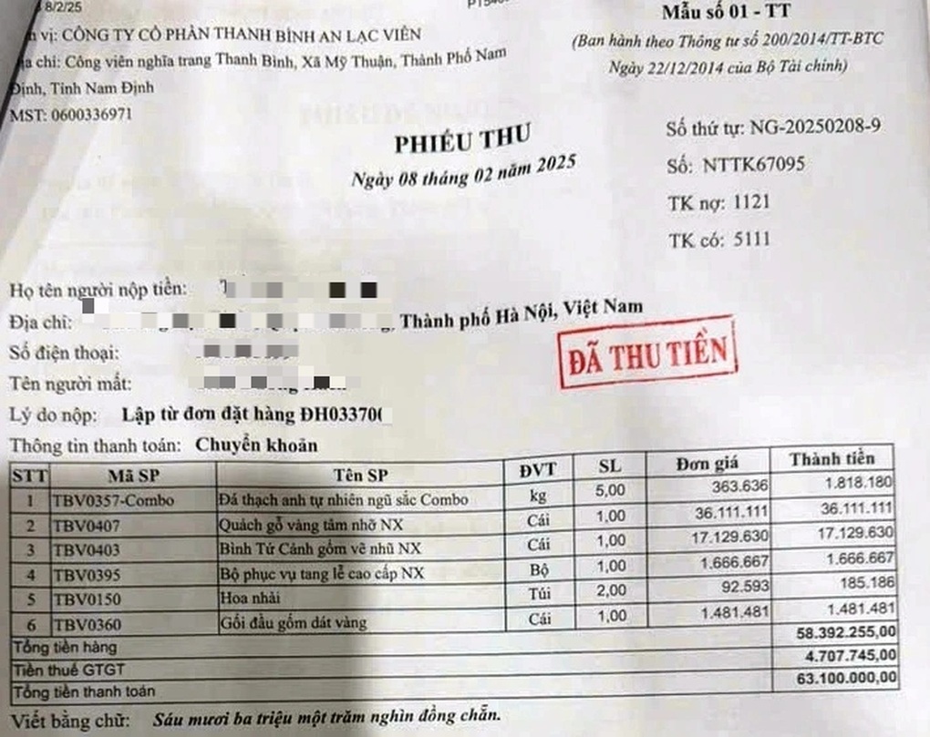 Yêu cầu báo cáo việc đài hóa thân hoàn vũ ép người dân mua quách giá cao - 1 Yêu cầu báo cáo việc đài hóa thân hoàn vũ ép người dân mua quách giá cao - 1