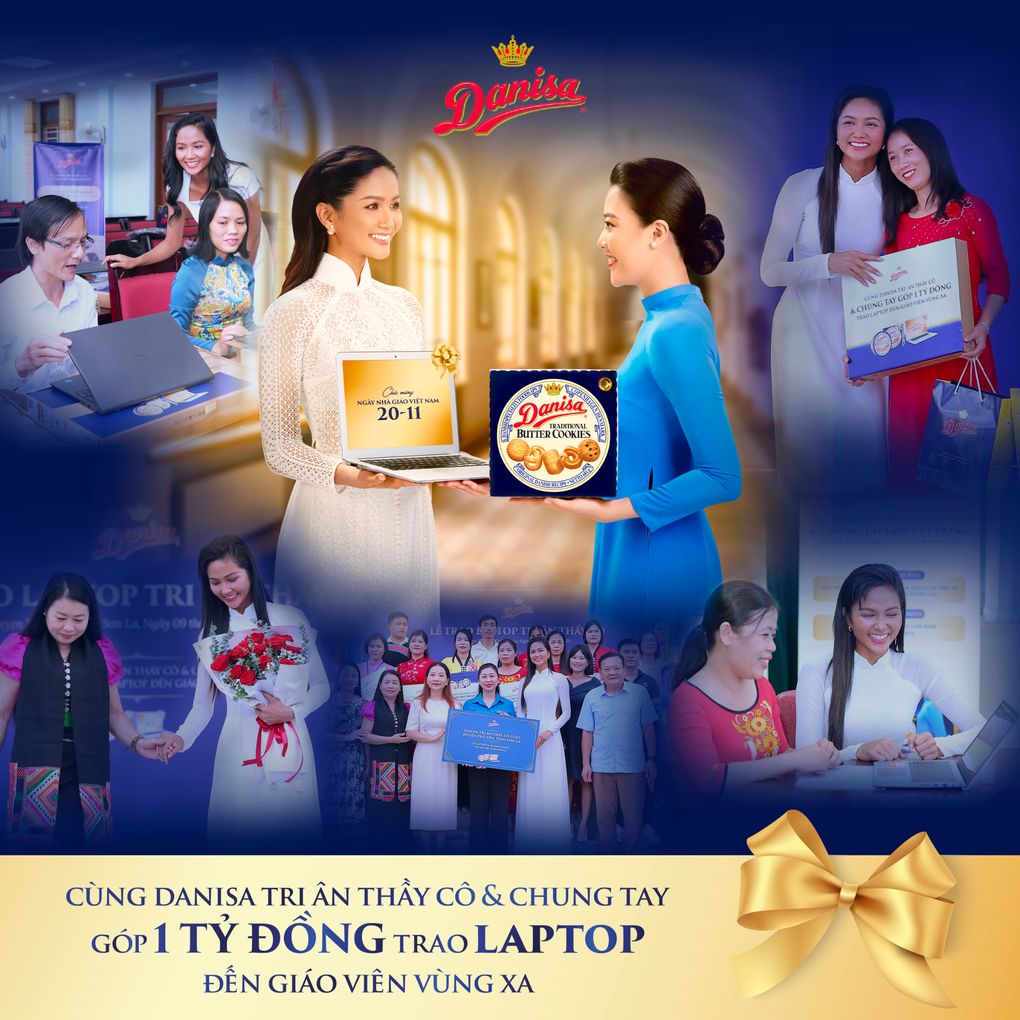 Danisa trao tặng 252 laptop và gần 1.000 phần quà cho thầy cô trên cả nước - 5 Danisa trao tặng 252 laptop và gần 1.000 phần quà cho thầy cô trên cả nước - 5