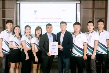 Nội thất IGA đạt chứng nhận ISO 9001:2015 giai đoạn 2023-2026