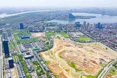 Công viên 65ha lớn bậc nhất Hà Nội đang thành hình