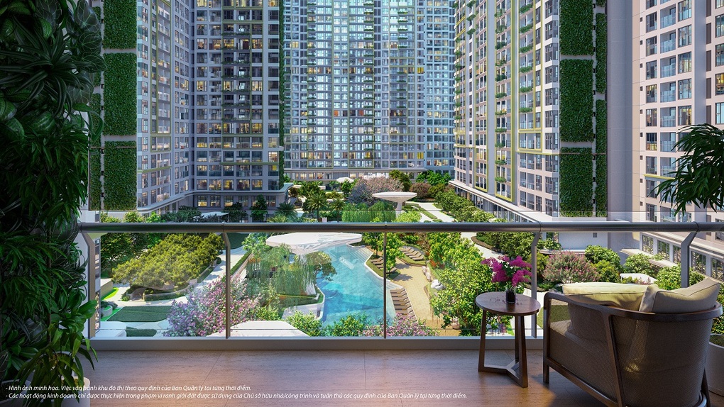 Thu trọn kỳ quan xanh nội khu từ căn hộ LUMIÈRE Boulevard - 2 Thu trọn kỳ quan xanh nội khu từ căn hộ LUMIÈRE Boulevard - 2