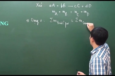 Video bài giảng hóa học: Phương pháp bảo toàn khối lượng