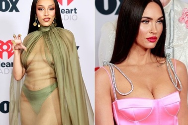 Megan Fox và Doja Cat bốc lửa dự lễ trao giải âm nhạc của Mỹ