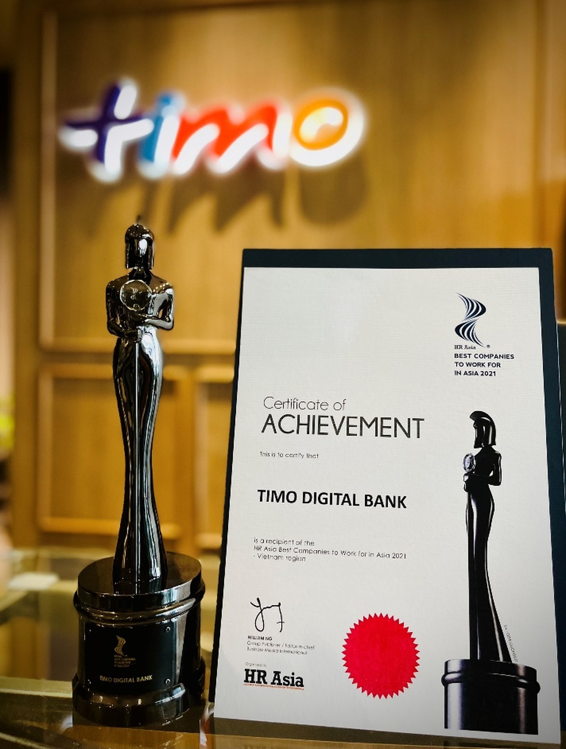 Ngân hàng số Timo vào top Nơi làm việc tốt nhất Châu Á 2021 - 1 Ngân hàng số Timo vào top Nơi làm việc tốt nhất Châu Á 2021 - 1