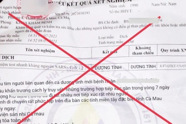 Bị phạt 7,5 triệu đồng vì "biến hóa" phiếu xét nghiệm Covid-19