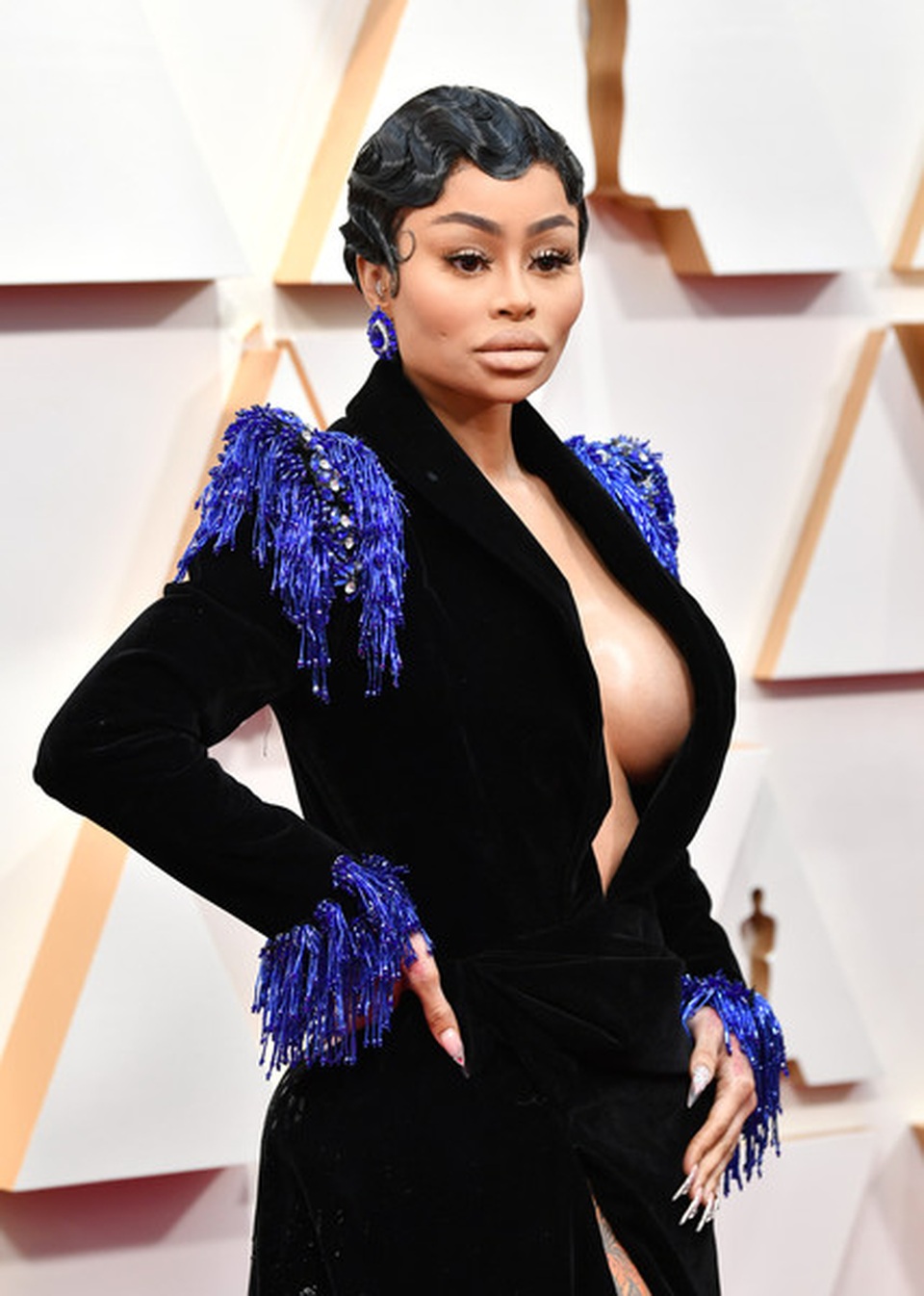 Vũ nữ thoát y Blac Chyna mặc táo bạo trên thảm đỏ Oscar - 7 Vũ nữ thoát y Blac Chyna mặc táo bạo trên thảm đỏ Oscar - 7